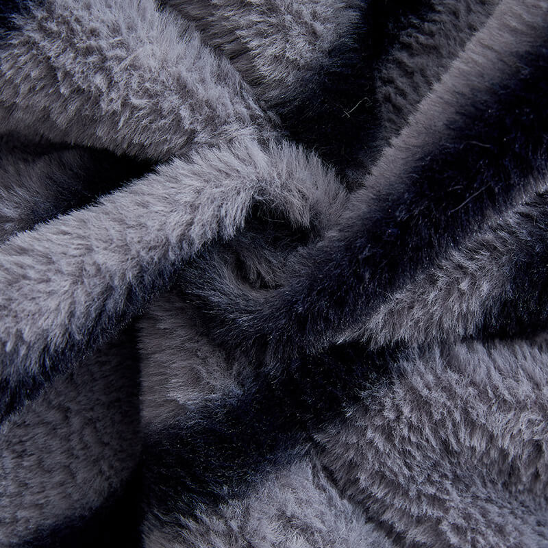 Striped Faux Rabbit Fur Sofa Protector Durable And Stain-Resistant Couch Cover - Image 9