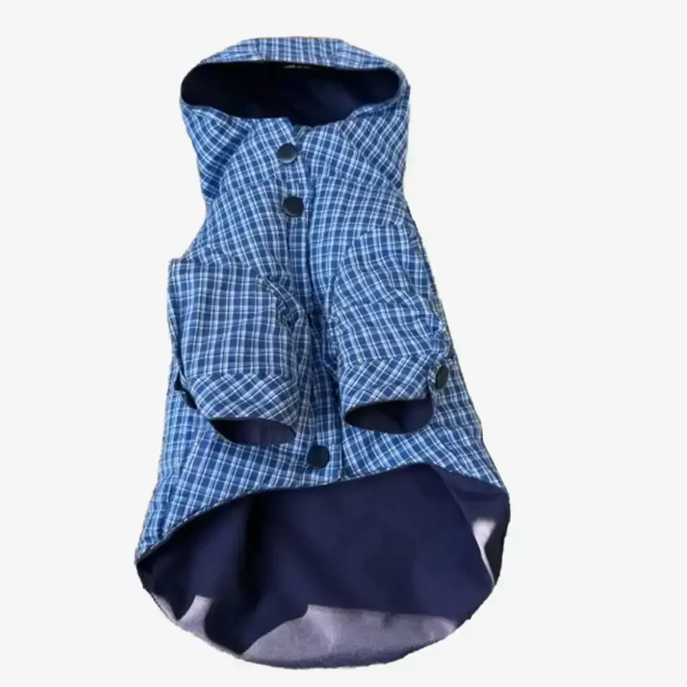 Stylish Dual-Sided Reversible Wear Windproof Outdoor Dog Jacket - Image 7