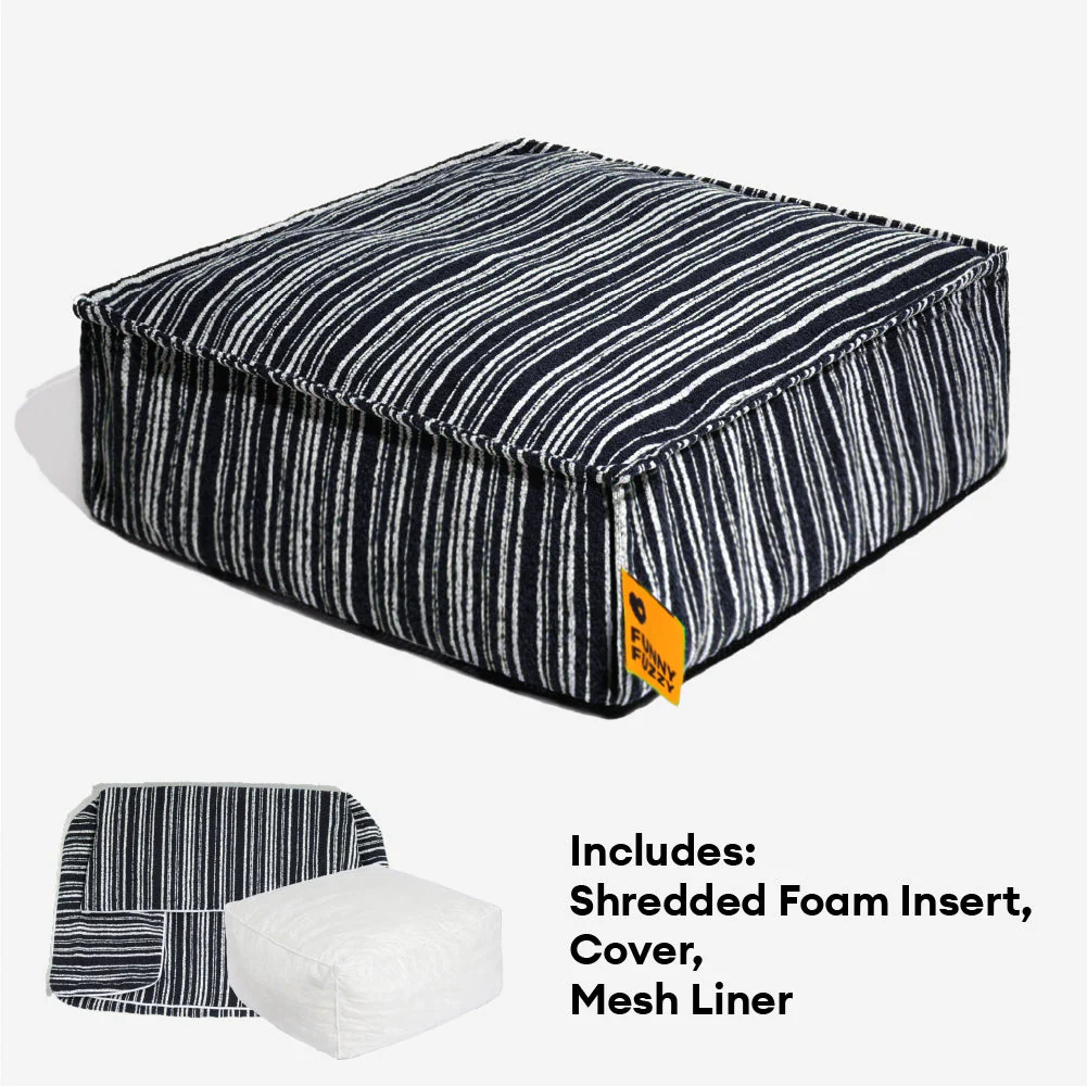 Sustainable Storage Pouf Ottoman & Dog Bed - Funnyfuzzy SnugNest - Image 13