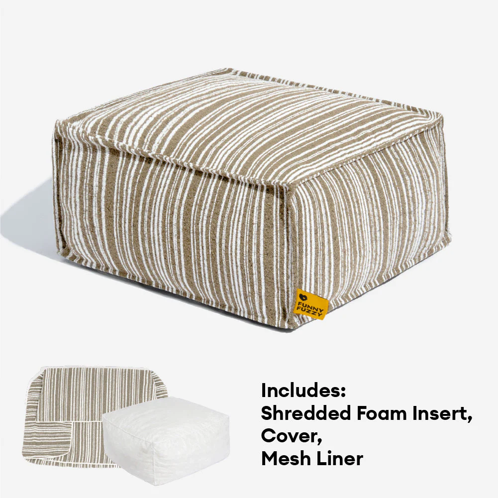 Sustainable Storage Pouf Ottoman & Dog Bed - Funnyfuzzy SnugNest - Image 24