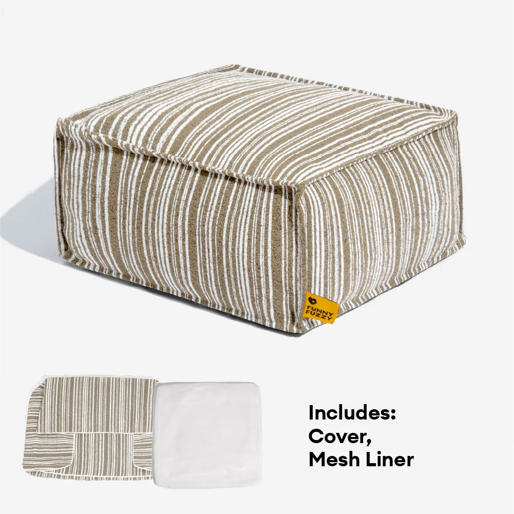 Sustainable Storage Pouf Ottoman & Dog Bed - Funnyfuzzy SnugNest - Image 25