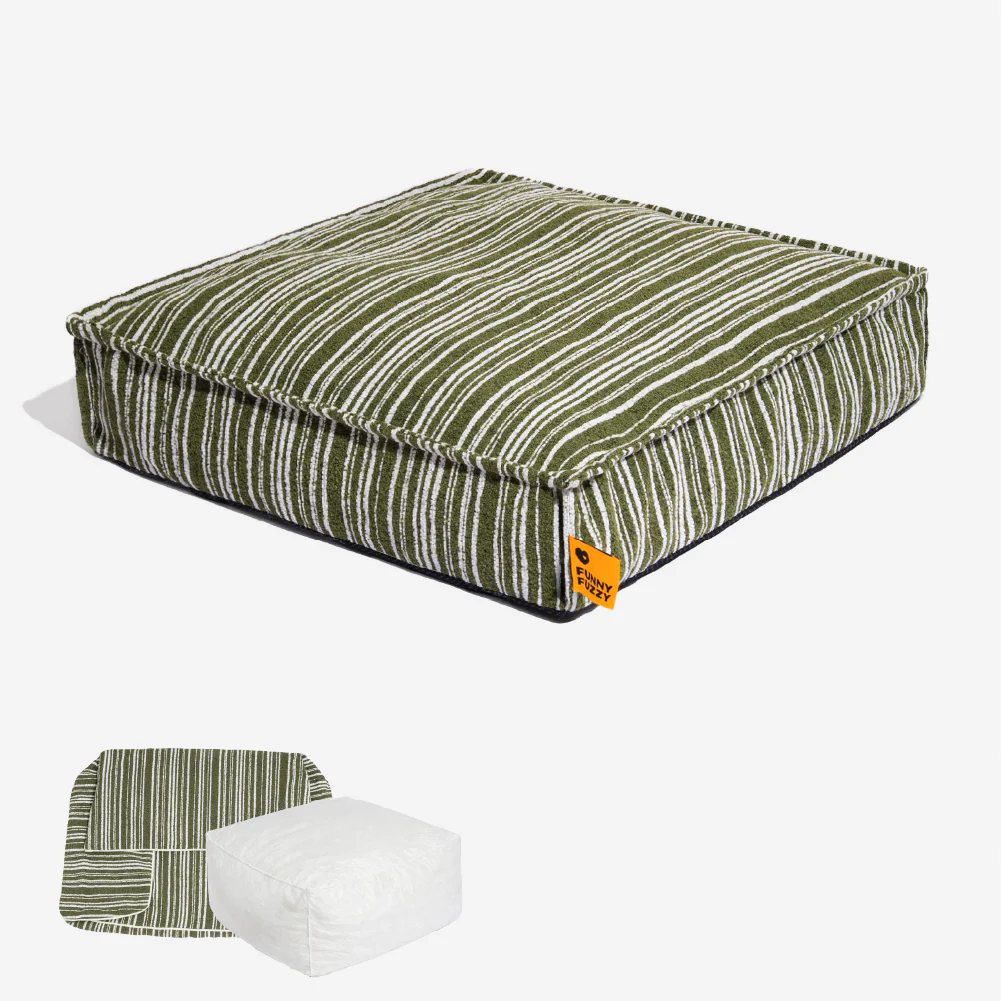 Sustainable Storage Pouf Ottoman & Dog Bed - Funnyfuzzy SnugNest - Image 26