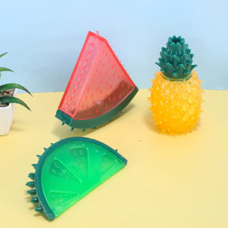 Teething Rubber Water-filled Frozen Fruit Shape Dog Toy - Image 6