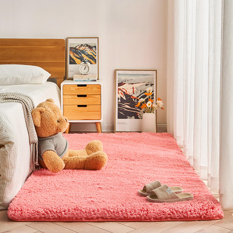 Thick Plush Bedroom Bedside Carpet - Extra Soft and Cosy Rug - Image 4