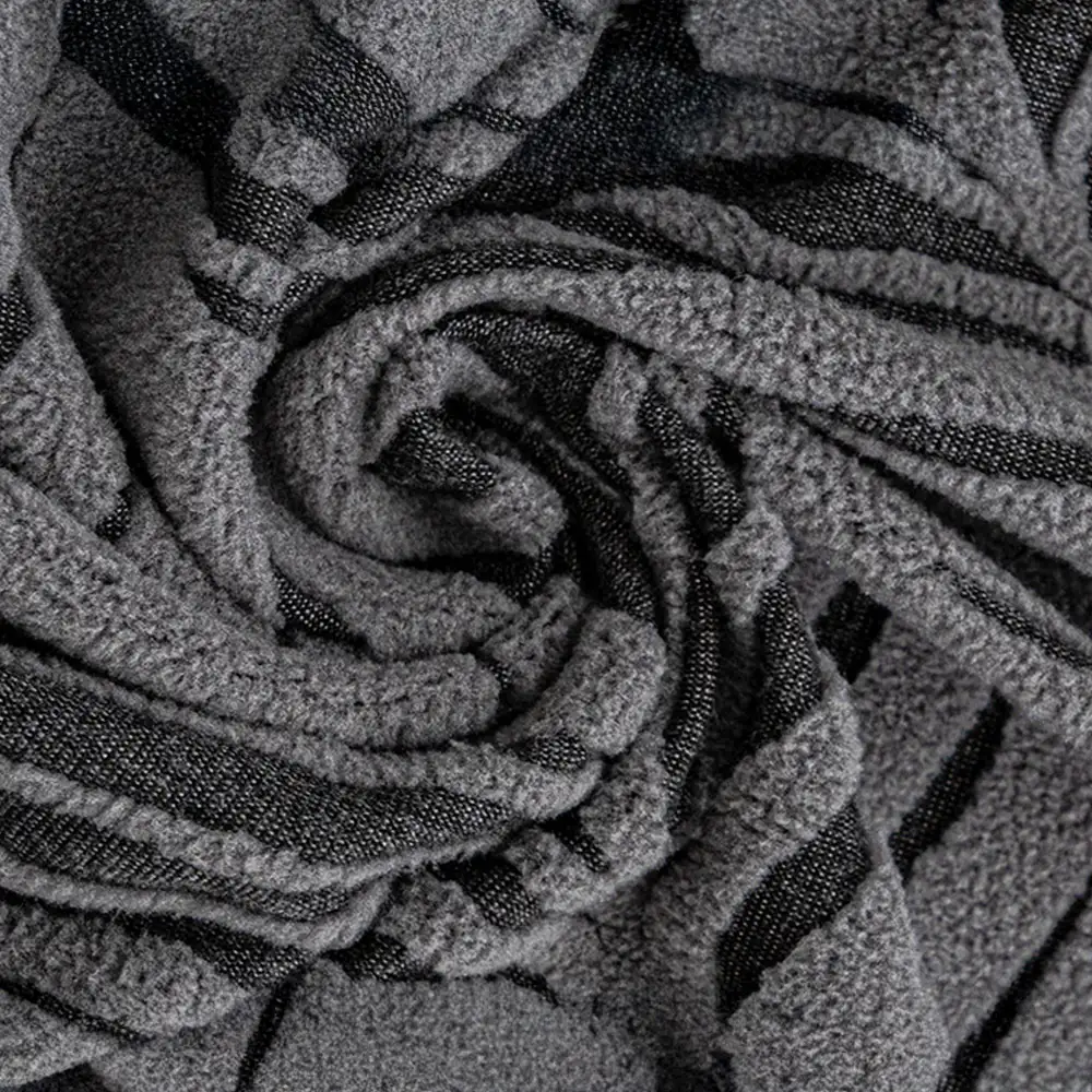 Thick Polar Fleece Jacquard Anti-Scratch Stretch Couch Cover - Image 6