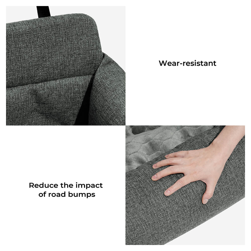 Travel Bolster Full Durable Washable Dog Car Back Seat Bed - Image 4