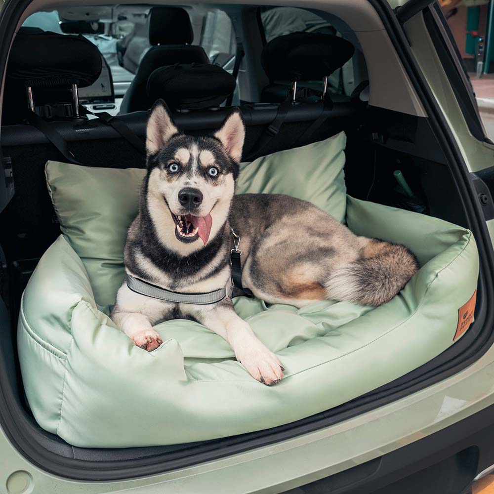 Travel Bolster Safety Waterproof Medium Large Dog Car Back Seat Bed - Image 22