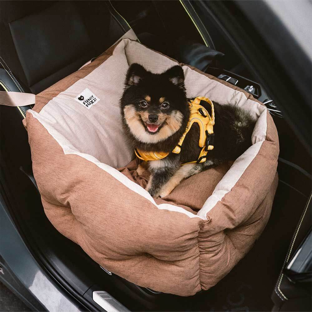 Travel Protection Booster Waterproof Elevated & Thickened Dog Car Seat Bed - Image 10