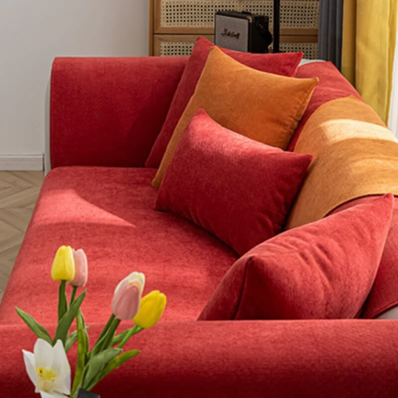 Vermilion Comfortable Chenille Furniture Protector Couch Cover - Image 3