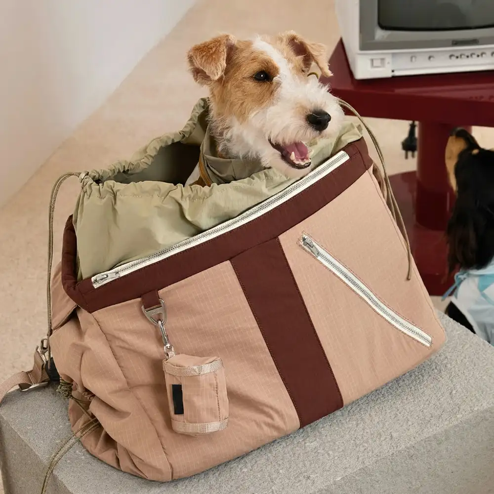 Vintage Breezy Outdoor Waterproof Large-Capacity Travel Pet Carrier Bag - Image 14