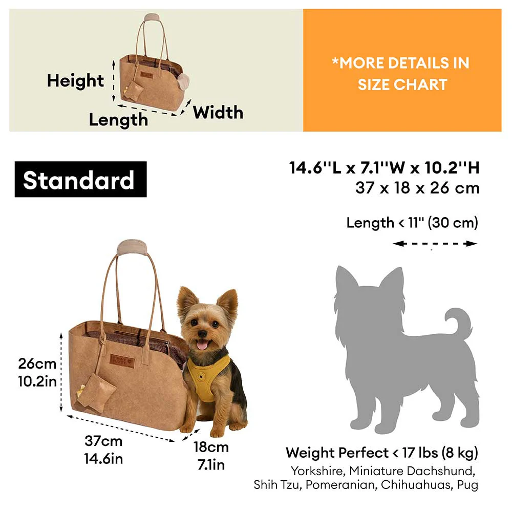 Vogue Eco-friendly Dupont Waterproof Pet Carrier - City Roamer - Image 8