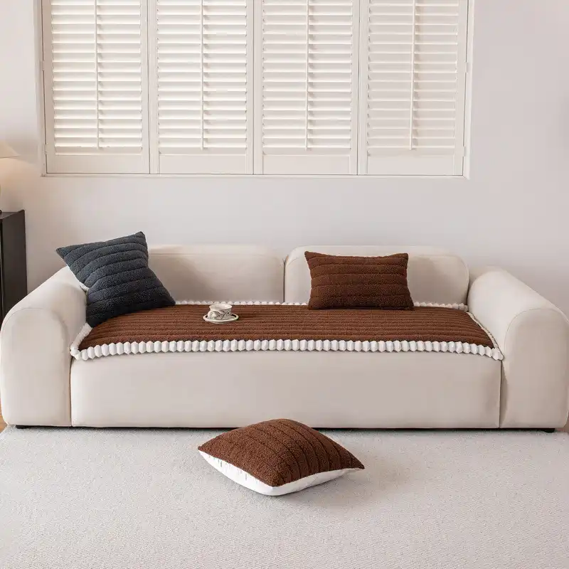 Warm Thick Comfortable Sofa Decoration Non-slip Couch Cover - Image 15
