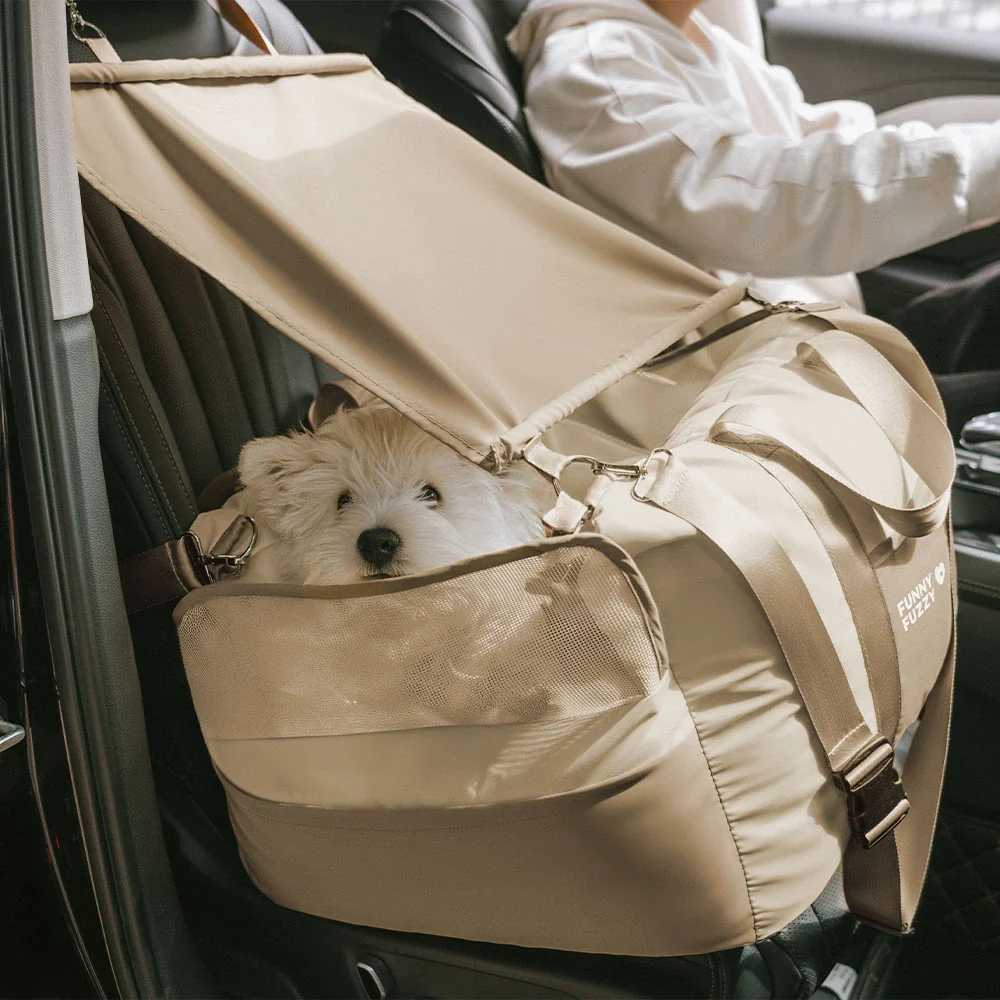 Waterproof Breathable Dog Booster Car Seat- Pup Rover - Image 11