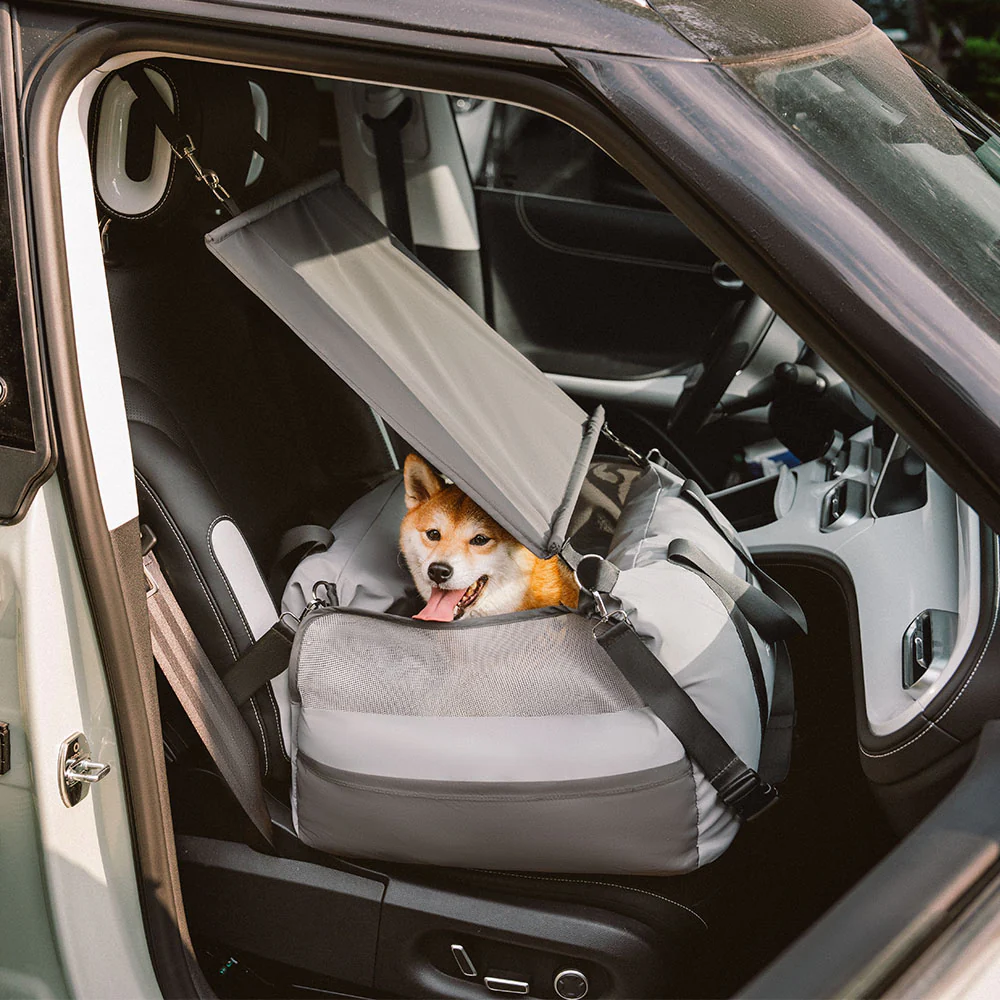 Waterproof Breathable Dog Booster Car Seat- Pup Rover - Image 15