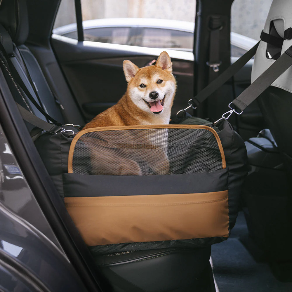 Waterproof Breathable Dog Booster Car Seat- Pup Rover - Image 17