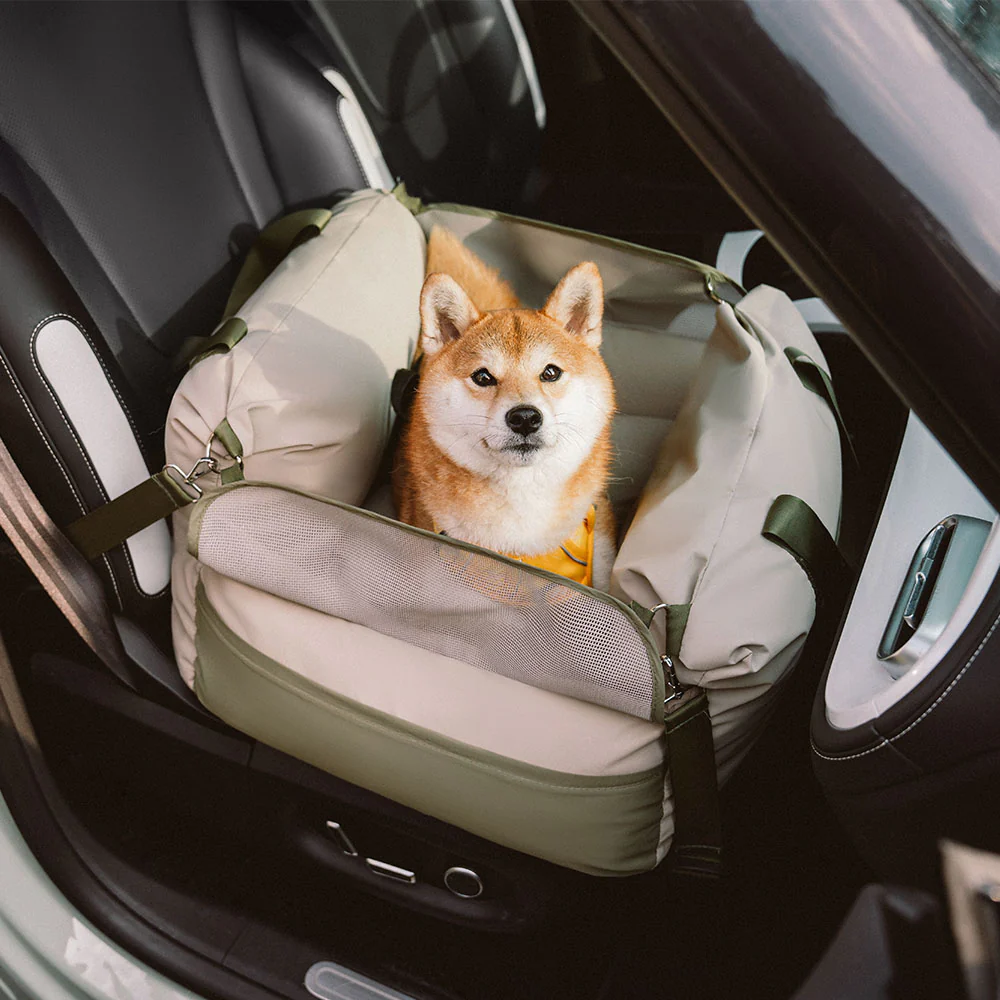 Waterproof Breathable Dog Booster Car Seat- Pup Rover - Image 18