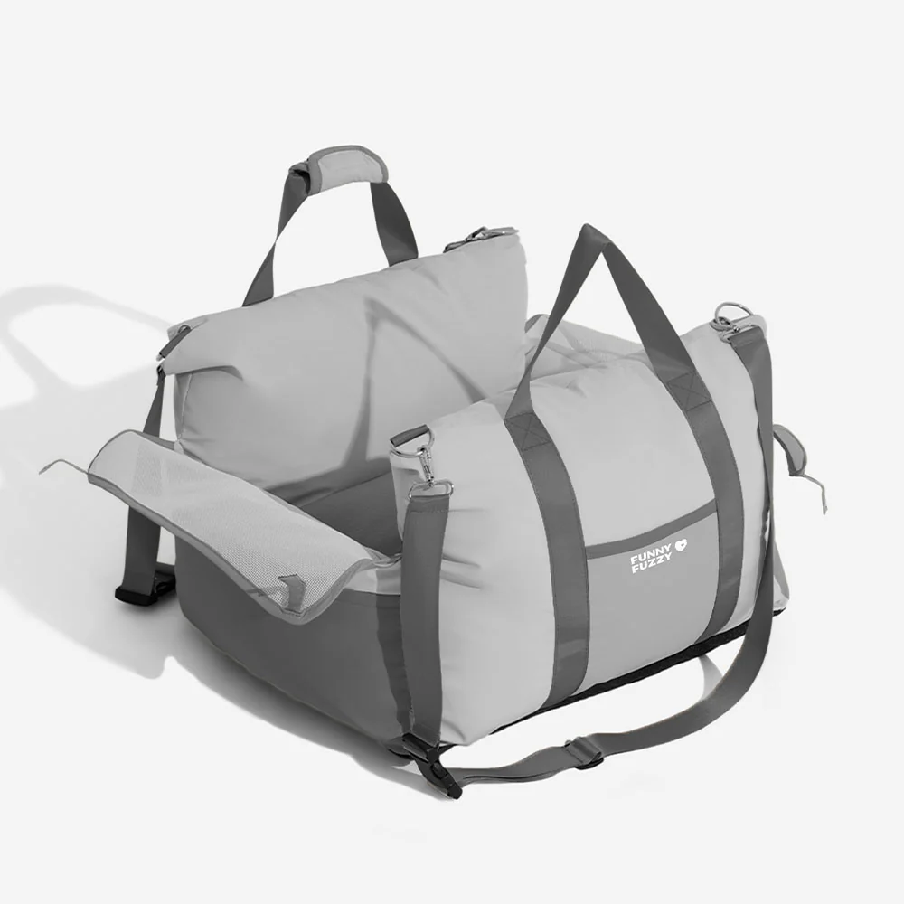 Waterproof Breathable Dog Booster Car Seat- Pup Rover - Image 22