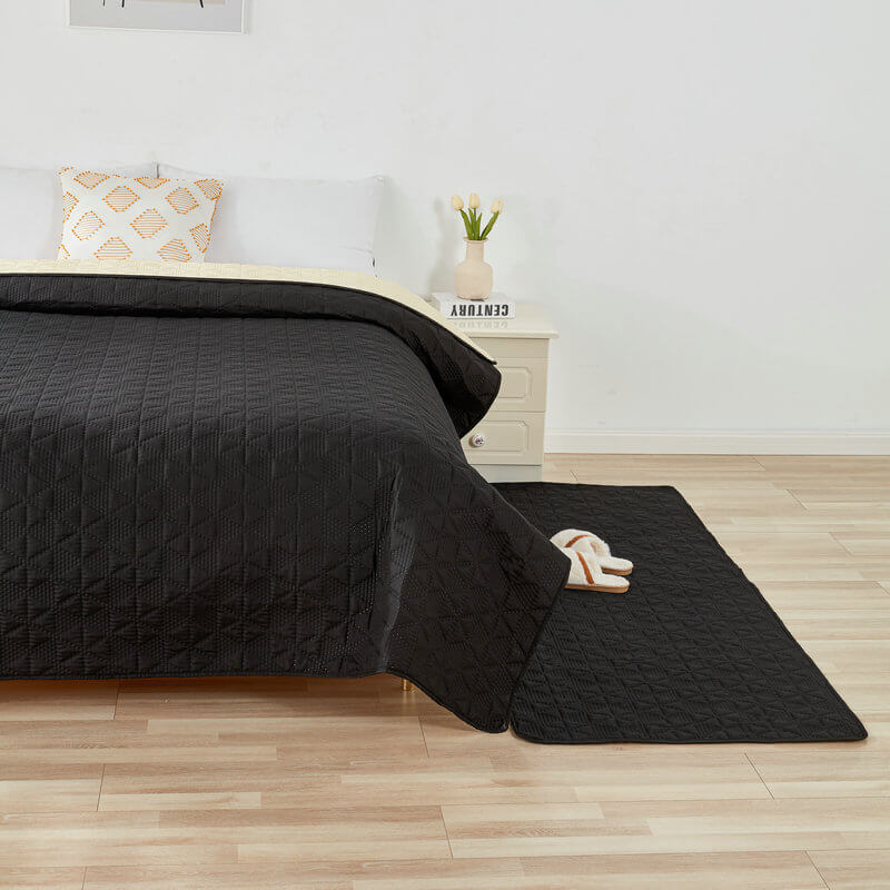 Waterproof Non-Slip Geometric Embossed Multi-Purpose Pet Mat Mattress Protector - Image 10
