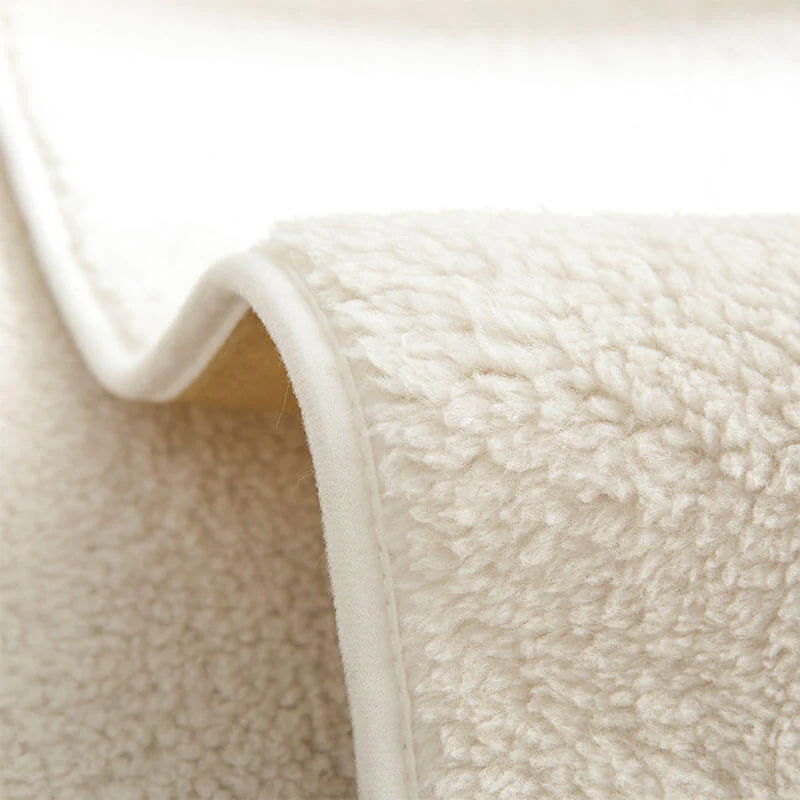 Waterproof Thick Fuzzy Faux Sherpa Fleece Non-Slip Couch Cover Protector - Image 4