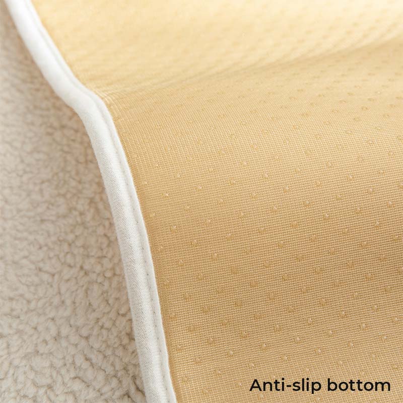 Waterproof Thick Fuzzy Faux Sherpa Fleece Non-Slip Couch Cover Protector - Image 6