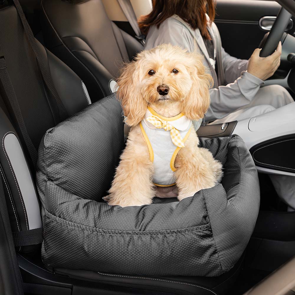 Waterproof Travel Bolster Dog Car Seat Bed - Image 10