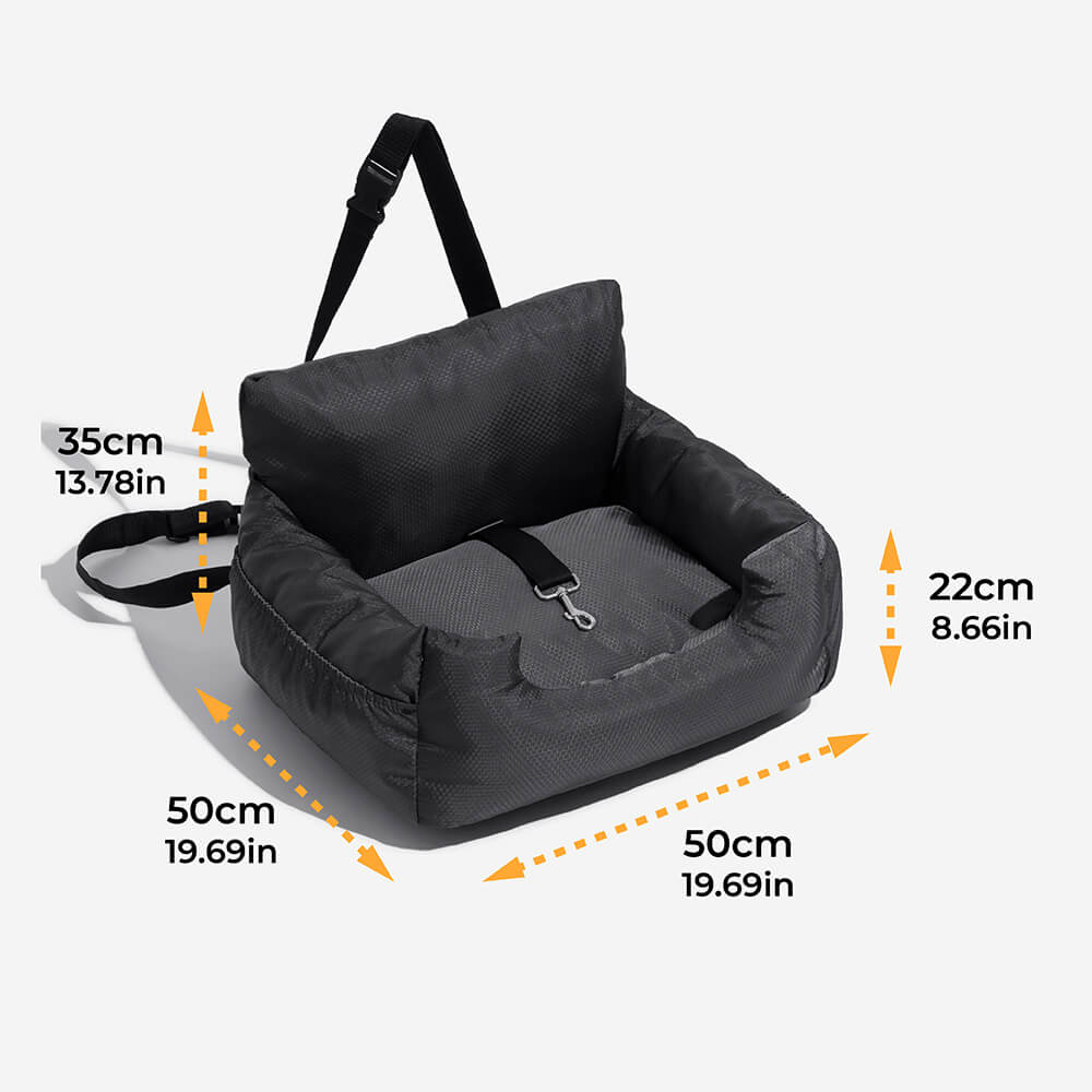 Waterproof Travel Bolster Dog Car Seat Bed - Image 11