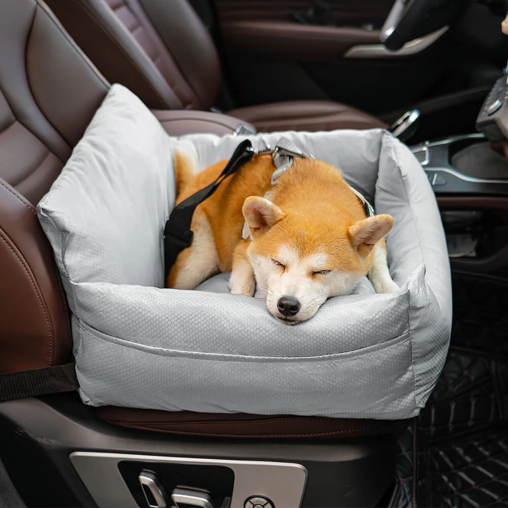 Waterproof Travel Bolster Dog Car Seat Bed - Image 3