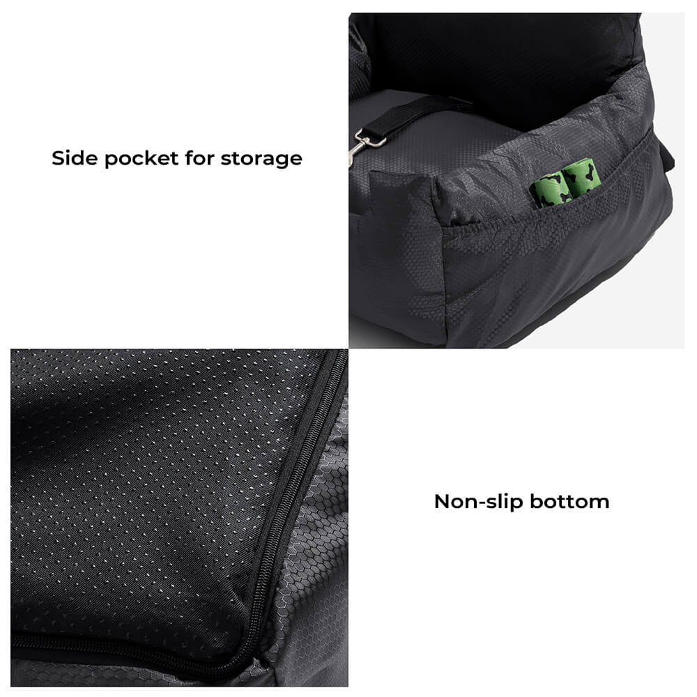 Waterproof Travel Bolster Dog Car Seat Bed - Image 5