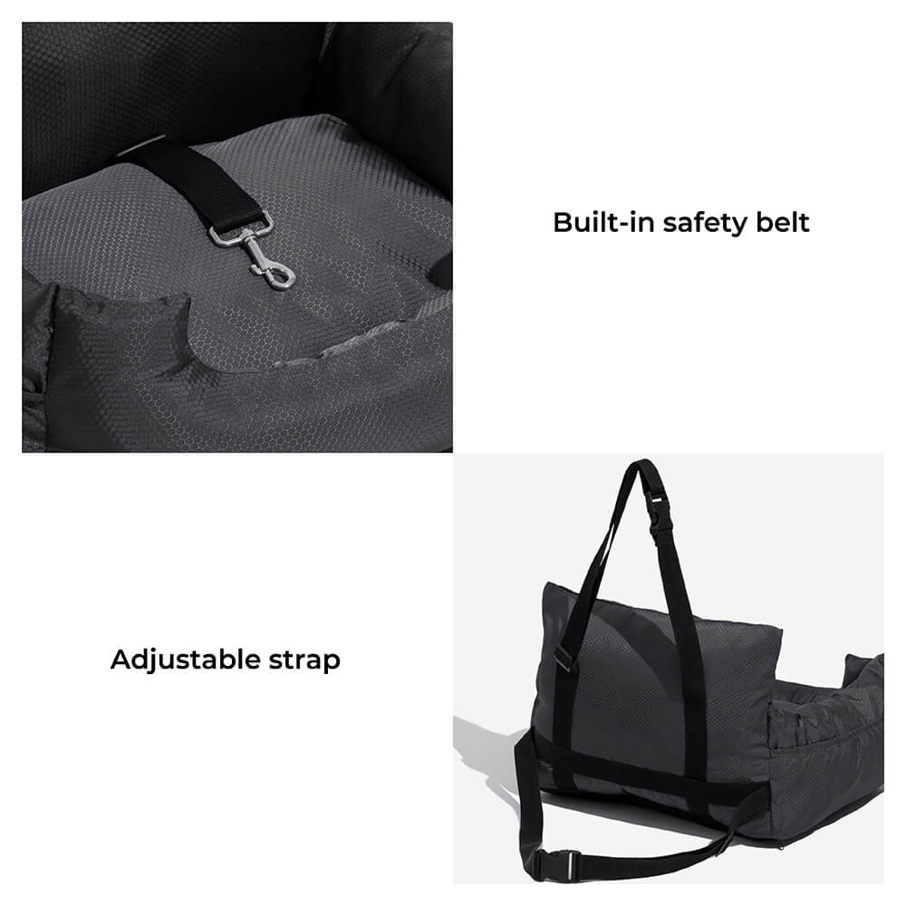 Waterproof Travel Bolster Dog Car Seat Bed - Image 6