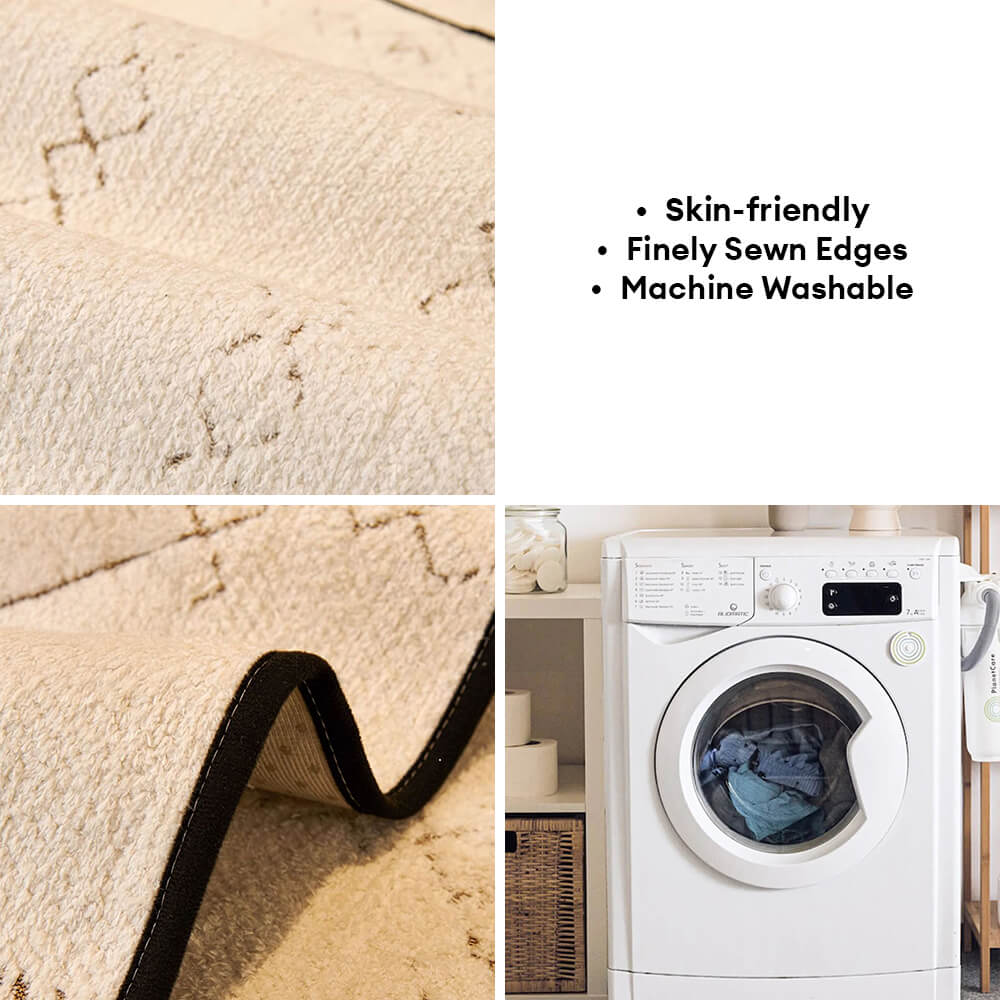 Wavy Pattern Anti-Scratch Plush Couch Cover - Image 5
