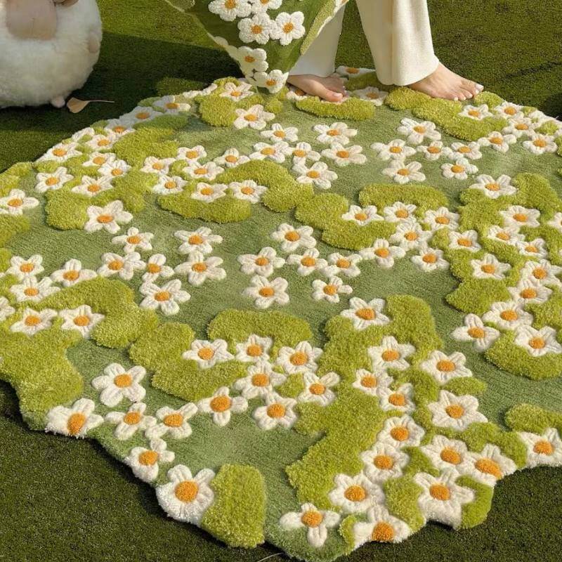 Wonderland Daisy Carpet Pet Mat Pet Rug - Image 7